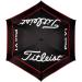 Titleist Tour Double Canopy Golf Umbrella - Black/Red - Weatherproof and Durable - Buy Online on GoSupps.com