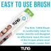 Peak Essentials Kids TUNG Brush | Children's Tongue Cleaner | Fight Bad Breath | Wild Strawberry | Set of 2 - Buy Online on GoSupps.com