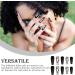 dijiusidy 1 Set French Tip Press on Nails Frosted Manicure Fingernails Matte Removable Fashion Full Cover Ballerina Gifts - Buy Online on GoSupps.com