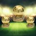 Golden Ball Football Trophy - 16cm Champion Award for Best Player - Soccer Trophy - Buy Online on GoSupps.com