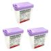 FINEPRO 0.2L Portable Pen-Needle Disposal Container - Purple+Clear (3 Pack) | Diabetes Care - Buy Online on GoSupps.com