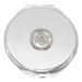 Masonic Round Compact Mirror Handbag Gift With Free Engraving 231