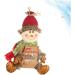 SEWOART Bag Snowman Pocket Candy Heart Shape Linen Pouch Transparent Christmas Favor Party Window - Buy Online on GoSupps.com