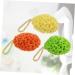 3pcs Shower Ball Bathing Sponge Set - Soft Bath Cotton Honeycomb Bath Ball Body Lotion Applicator - Perfect for Kids & Adults - Buy Online on GoSupps.com