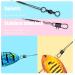 KINBOM 60pcs Stainless Steel Fishing Leader Line with Swivel Buckles - Ideal for Saltwater & Freshwater Fishing Tackle - Buy Online on GoSupps.com