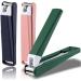 PSGS Nail Clippers with StorageBox Fingernail Toenail Trimmer Manicure Cutter Cuticle Scissors Accessories Pedicure Tool Professional (Color : Pink) Blue green pink - Buy Online on GoSupps.com