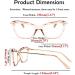 Buy FEISEDY Crystal Cat Eye Reading Glasses - Blue Light Blocking Anti Eyestrain Stylish B2596 Champagne 1.75x - International Shipping Available - Buy Online on GoSupps.com