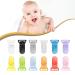 60-Count Plastic Pacifier Clips for DIY Baby Teething Toys - 12 Colors - Buy Online on GoSupps.com