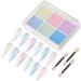 URAQT Chrome Nail Powder Set - 6 Colors Holographic Glitter for Mermaid Neon Nail Art | Iridescent Manicure Pigment with Sponge Brushes - DIY Nail Decoration - Buy Online on GoSupps.com