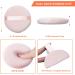 10-Piece Cotton Powder Puff Set for Foundation Makeup - Normal Size with Strap for Blending Loose Mineral Body Powder - Beige - Buy Online on GoSupps.com
