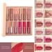 12 Colors Matte Nude Lipstick Set - Velvety Long-Lasting Liquid Lip Gloss & Smooth Lip Tint Gift Box - Buy Online on GoSupps.com