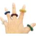 Healvian 12 STK Children's Mini Toy Massage Ring - Acupressure & Stress Relief Finger Toy for Kids - Ideal for Elementary School - Buy Online on GoSupps.com