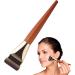 Flaw Less Finish Foundation Brush - Precision Flat Top Brush Effortless Control Concealer Tool | Wooden Handle Blending Brush Face Makeup Esential Expert Contour Tool for Liquid Cream and Powder b. Wood Color - Buy Online on GoSupps.com