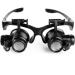 Head-Mounted Magnifier 10X 15X 20X 25X Double Eye Glasses Loupe Wearing Glasses with LED Light for Watch Repair Jeweler Good Times - Buy Online on GoSupps.com