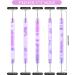 5Pcs Nail Dotting Pen Nail Art Tools Dotting Painting Pen Polish Carving Tool 2 Way Nail Design Dotting Tool for Gel Polish Decoration Purple - Buy Online on GoSupps.com