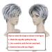 BECUS Short Gray Wigs with Bangs - Sliver Gray Pixie Cut Layered Synthetic Wig for Women (Grey Mix Black) - Includes Free Wig Cap - Buy Online on GoSupps.com