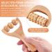2-Pack Wooden Massage Roller - Foot & Body Fascia Rod with Handle for Back Legs Neck & Shoulders - Buy Online on GoSupps.com