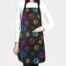 Sweetshow Cute Dog Apron with 2 Pockets and Adjustable Neck Waterproof Kitchen Cooking Dog Grooming Aprons for Women Men Dog Paw 2 - Buy Online on GoSupps.com