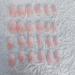 JUSTOTRY 24 Peach Pink Coffin Press-On Nails - Glossy Ballerina Artificial Nails for Stunning Nail Art | French Fingernails for Women - Buy Online on GoSupps.com