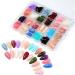 24 Color Square Press on Nails Colored False Nails Straight Full Cover Acrylic Tip Manicure DIY Artificial Fingernails - Buy Online on GoSupps.com