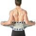 Backcorrectors swan back belt belt intervertebral disc orthopedic waist support bars with removable pillows with double tract straps and steel rails Health & relaxation (size: l) In single-colored