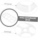 GLEAVI 3pcs Egg Storage Box Mustard Shelf Space Saving Egg Storage Refrigerator Egg Tray Household Egg Box Assorted Colorx3pcs 17.5x8.5x2cmx3pcs - Buy Online on GoSupps.com