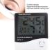 Digital Thermometer Hygrometer Electronic Temperature Humidity Test Time Calendar Alarm Clock Function Thermometer Hygrometer Eyelash Grafting Tool - Buy Online on GoSupps.com