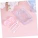 Buy Healvian Cute Mini Contact Lens Containers - 4-Piece Set with Mirror & Holder | Japanese Style Cleaning Case - Buy Online on GoSupps.com