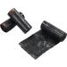 Afromy 8 Gallons Black Drawstring Trash Bags Strong Kitchen Garbage Bag for Waste Bin 6 Rolls 210 Bags - Buy Online on GoSupps.com