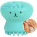 Silicone Facial Cleansing Brush Waterproof Face Scrubber Exfoliator Pore Cleanser Brush for Deep Cleansing Blackhead Removal Suitable All Skin Types(green) - Buy Online on GoSupps.com