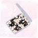 VINTORKY 50 Pcs Dual Sided Eyeshadow Brush Eye Shadow Sponge Applicator Double Sided Makeup Brush Black Size 1 Black - Buy Online on GoSupps.com