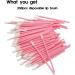 BAISDY 250Pcs Disposable Lip Brushes Wands Lipstick Applicators for Makeup Pink - Buy Online on GoSupps.com