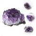 FOMIYES 6 Pcs Natural Crystal Cluster Crystal Stone Adorn Accessories Amethyst Cluster Natural Minerals - Buy Online on GoSupps.com