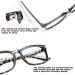 Children's Blue Light Glasses - Clear Lens for Boys & Girls | Anti-Eye Strain Non-Prescription Frames - Black & Gray Leopard - Buy Online on GoSupps.com