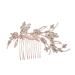DOITOOL Bridal Comb Crystal Bridal Hair Clips Diamond Pearl Hair Comb Gold Hair Clips Laundry Dispenser Wedding Hair Accessories Combs for Women Hair up Bride Rhinestone Vintage