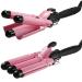 3 Barrel Hair Curler with LCD Display - Professional Wave Curling Iron for Long & Short Hair - Adjustable Temperature & Portable - Buy Online on GoSupps.com