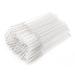 G2PLUS 100 PCS Disposable Eyelash Brushes - Clear Eyelash Spoolies for Extensions - Crystal Mascara Wands -Eyelash Extension Brush Applicator for Eyelash Extensions 100 Clear
