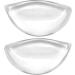 Soft Silicone Bra Inserts - Invisible Push Up Enhancers | Self-Adhesive Waterproof Bikini & Sports Bra Pads | 1 Pair for Weddings & Swimwear - Buy Online on GoSupps.com