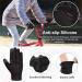 Children's Winter Bicycle Gloves - Warm Touchscreen Waterproof Windproof for Kids (Ages 4-12) - Anti-Slip Outdoor Sports Gloves for Girls - Black - Buy Online on GoSupps.com