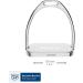 Sprenger Fillis Stirrup - 120mm Step Width Colored Insert Stainless Steel 2-Pack - International Shipping Available - Buy Online on GoSupps.com