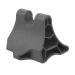 Chiciri's tool for relieving neck school pain compact ABS hand tool for muscle relaxation soft black for home use