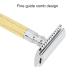 Double-Sided Zinc Alloy Safety Razor - Eco-Friendly Non-Slip Travel & Home Use for Men - Gold - Buy Online on GoSupps.com
