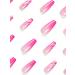 24pcs Ombre Pink French Style Coffin Fake Nail Milk White 3D Press on Nails Ombre Pink Nails Luxurious Nails Acrylic Nails Fake Nails For Women Girls - Buy Online on GoSupps.com