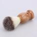 Badger Hair Men's Shaving Brush | Premium Barber Salon Facial Cleansing Tool - Buy Online on GoSupps.com
