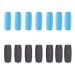 14-pack extra coarse mineral replacement rolls compatible with Velvet Smooth corneal remover refill rollers with diamond particles (7 extra rough and 7 uniform rough)