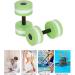 2PCS Aquatic Dumbbell Set Water Aerobics Fitness Equipment for Weight Loss - Green - Buy Online on GoSupps.com