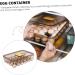 Healeved Box Egg Carton Refrigerator Eggs Fridge Egg Dispenser Fridge Egg Holder Egg Holders re-usable - Buy Online on GoSupps.com