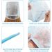 15 Pack Hair Coloring Highlighting Cap with 15 Pcs Plastic Hooks for Dyeing Hair Disposable Tipping Cap for Salon and Home - Buy Online on GoSupps.com