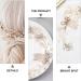 PHENOFICE Pearl Floral Hair Accessories Bride Hair Comb Clip Bridesmaid Headwear Hair Vine Crystal Bridal Headpieces Crystal Bridal Headpieces Pearl Hair Accessories for Women and Girls - Buy Online on GoSupps.com