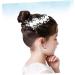 Ipetboom Wedding Rhinestone Wedding Headpiece Hair Combs for Women Rhinestone Bridal Comb Bridal Hairpin Pearl Hair Barrettes Bridal Headpieces for Wedding Tiara Bride Accessories Sweet - Buy Online on GoSupps.com